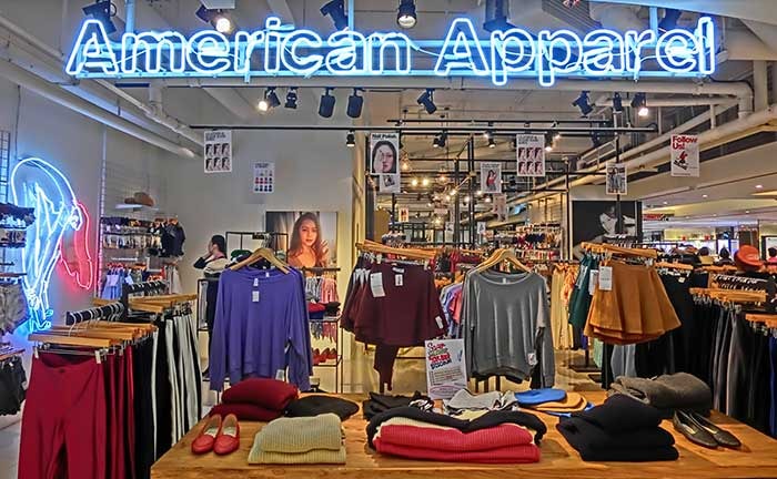 American Apparel zakt steeds verder weg American Apparel zakt steeds verder weg