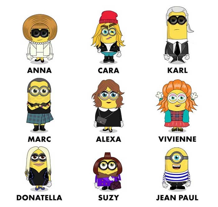 Mode-iconen worden Minionistas Mode-iconen worden Minionistas