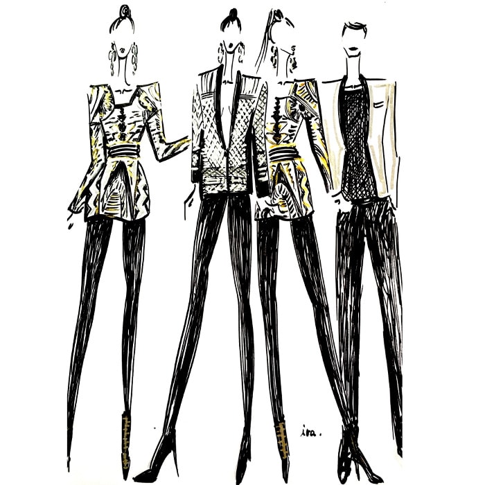 Illustraties: H&M’s designersamenwerkingen in beeld Illustraties: H&M’s designersamenwerkingen in beeld