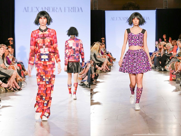 Alexandra Frida: ‘New York Fashion Week ging als een roes voorbij’ Alexandra Frida: ‘New York Fashion Week ging als een roes voorbij’