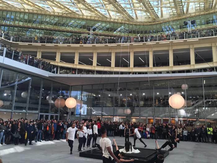 Parijs winkelhart Les Halles vernieuwd Parijs winkelhart Les Halles vernieuwd