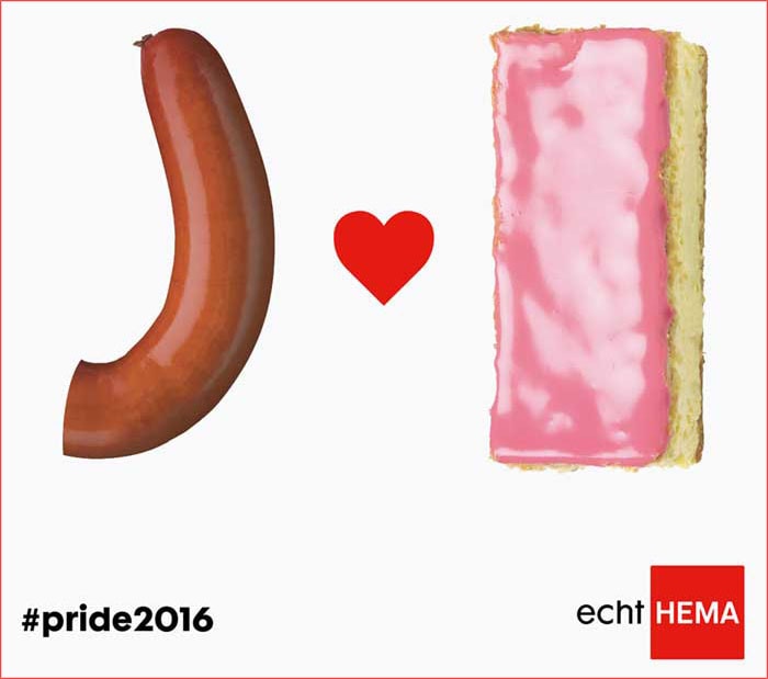 Euro Pride shirts Hema wegens succes ook in online verkoop Euro Pride shirts Hema wegens succes ook in online verkoop