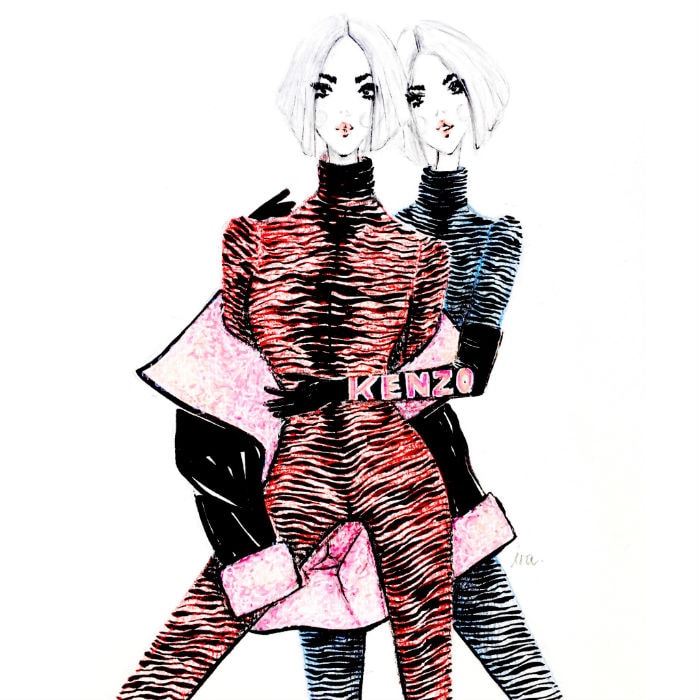 Illustraties: H&M’s designersamenwerkingen in beeld Illustraties: H&M’s designersamenwerkingen in beeld