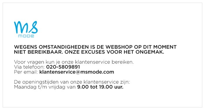 “Faillissement aangevraagd voor MS Mode” “Faillissement aangevraagd voor MS Mode”