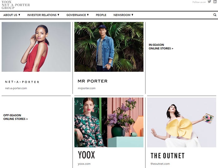 Yoox Net-a-Porter wil mobile only-platform worden Yoox Net-a-Porter wil mobile only-platform worden