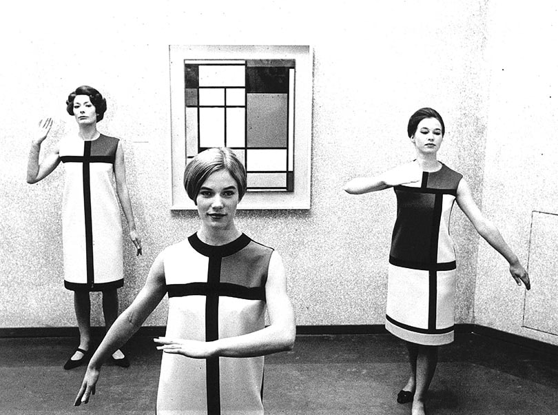 In beeld: Mondriaan-mode in het Gemeentemuseum In beeld: Mondriaan-mode in het Gemeentemuseum