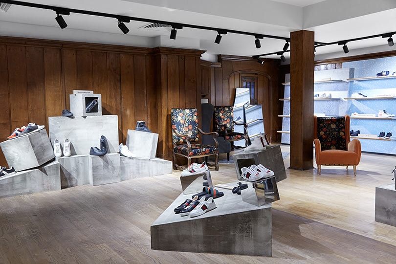 In beeld: vernieuwde mannenmode afdeling Liberty London In beeld: vernieuwde mannenmode afdeling Liberty London