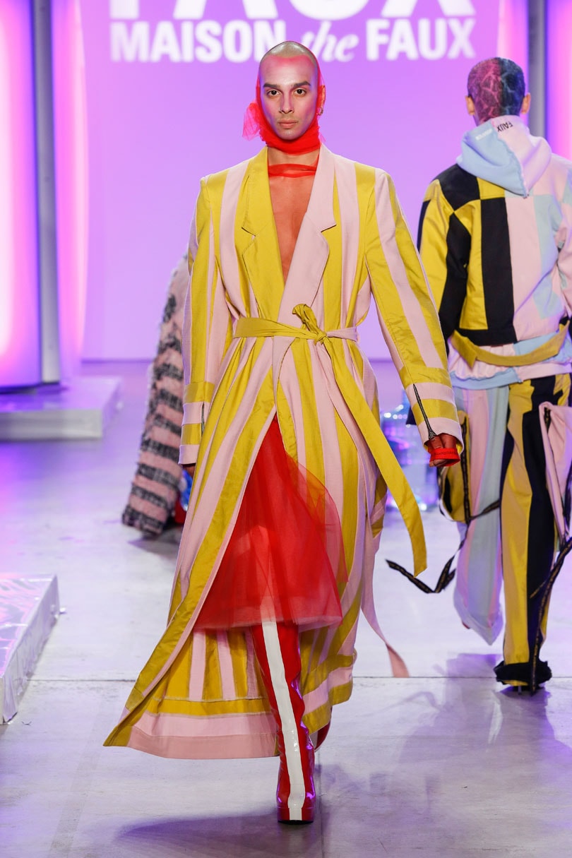 Maison the Faux en Sies Marjan tijdens New York Fashion Week Maison the Faux en Sies Marjan tijdens New York Fashion Week