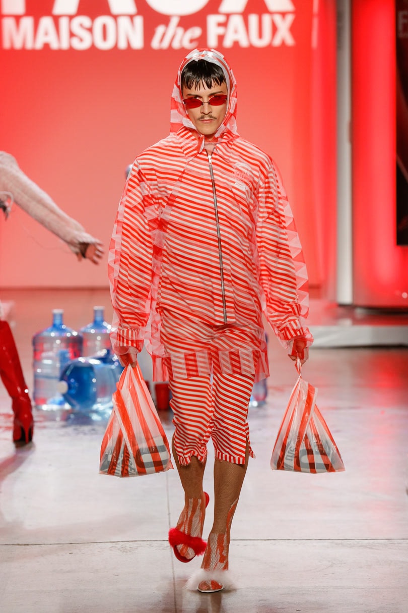Maison the Faux en Sies Marjan tijdens New York Fashion Week Maison the Faux en Sies Marjan tijdens New York Fashion Week