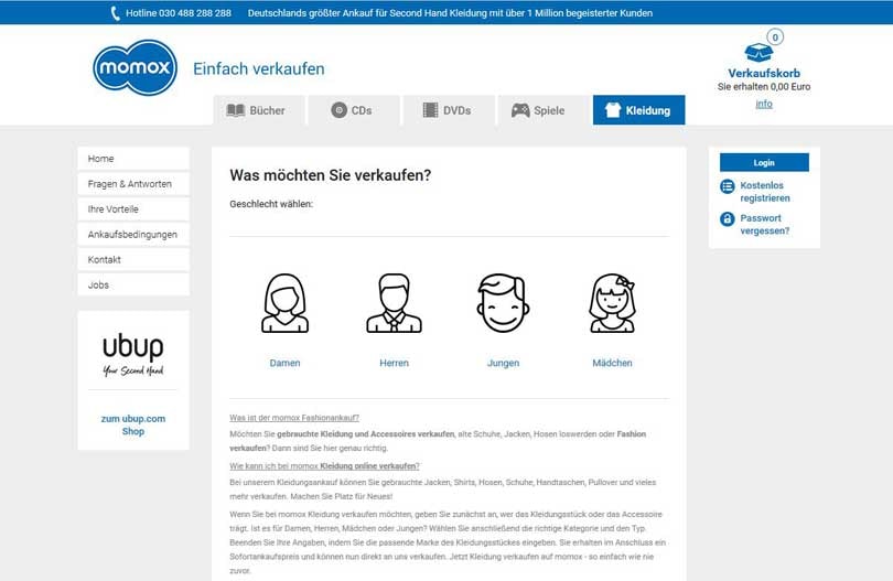 Momox: De miljoenenbusiness van tweedehands mode Momox: De miljoenenbusiness van tweedehands mode