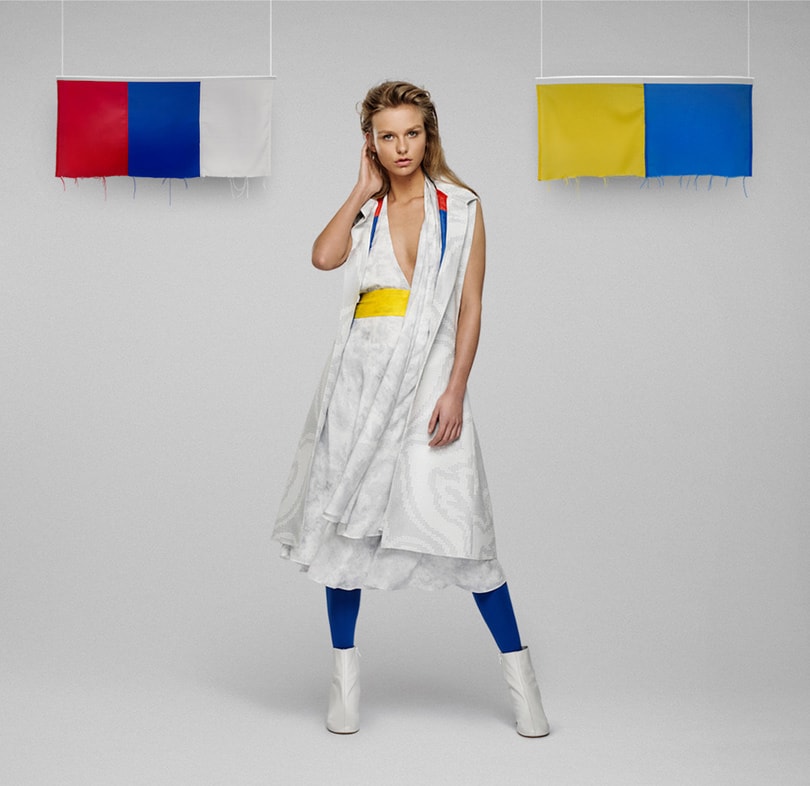 Mode van vlaggen: de 'United Collection' van Young Designers United Mode van vlaggen: de 'United Collection' van Young Designers United