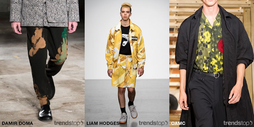 SS19 Belangrijke Herenmode Print- en Grafische Printtrends SS19 Belangrijke Herenmode Print- en Grafische Printtrends