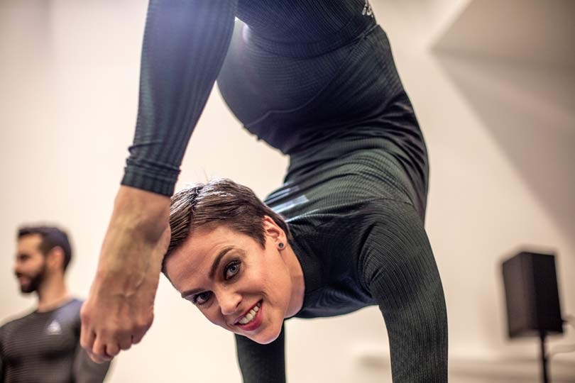 Odlo x Zaha Hadid 'Futureskin': ‘Als architectuur en sport elkaar ontmoeten’ Odlo x Zaha Hadid 'Futureskin': ‘Als architectuur en sport elkaar ontmoeten’