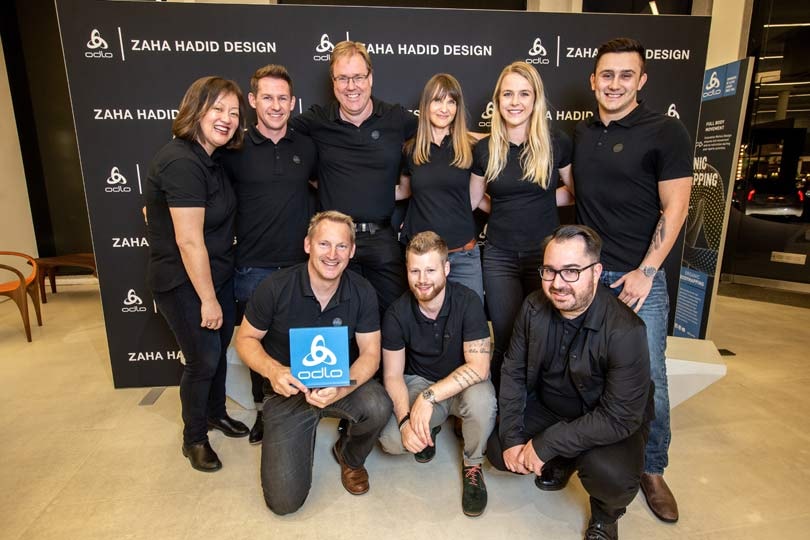 Odlo x Zaha Hadid 'Futureskin': ‘Als architectuur en sport elkaar ontmoeten’ Odlo x Zaha Hadid 'Futureskin': ‘Als architectuur en sport elkaar ontmoeten’
