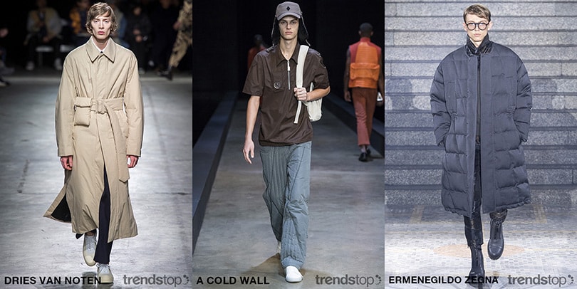 Belangrijke Silhouetten op de Catwalk voor Herenmode 2019-20 Belangrijke Silhouetten op de Catwalk voor Herenmode 2019-20
