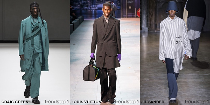 Belangrijke Silhouetten op de Catwalk voor Herenmode 2019-20 Belangrijke Silhouetten op de Catwalk voor Herenmode 2019-20