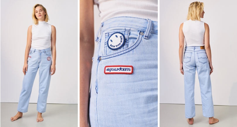 #EqualPockets capsule denim collectie voor gelijke beloning mannen en vrouwen #EqualPockets capsule denim collectie voor gelijke beloning mannen en vrouwen