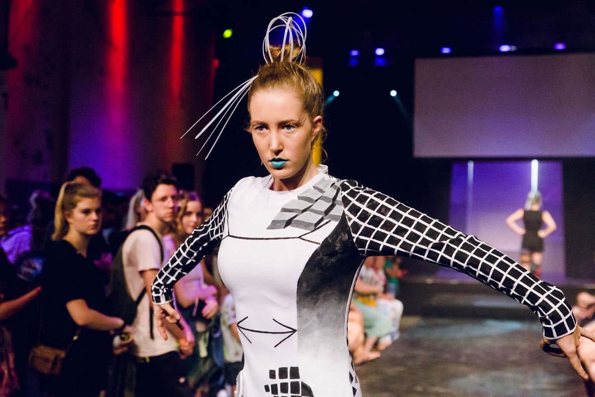 15-jarige Klaskie mode-winnaar van Kunstbende 15-jarige Klaskie mode-winnaar van Kunstbende
