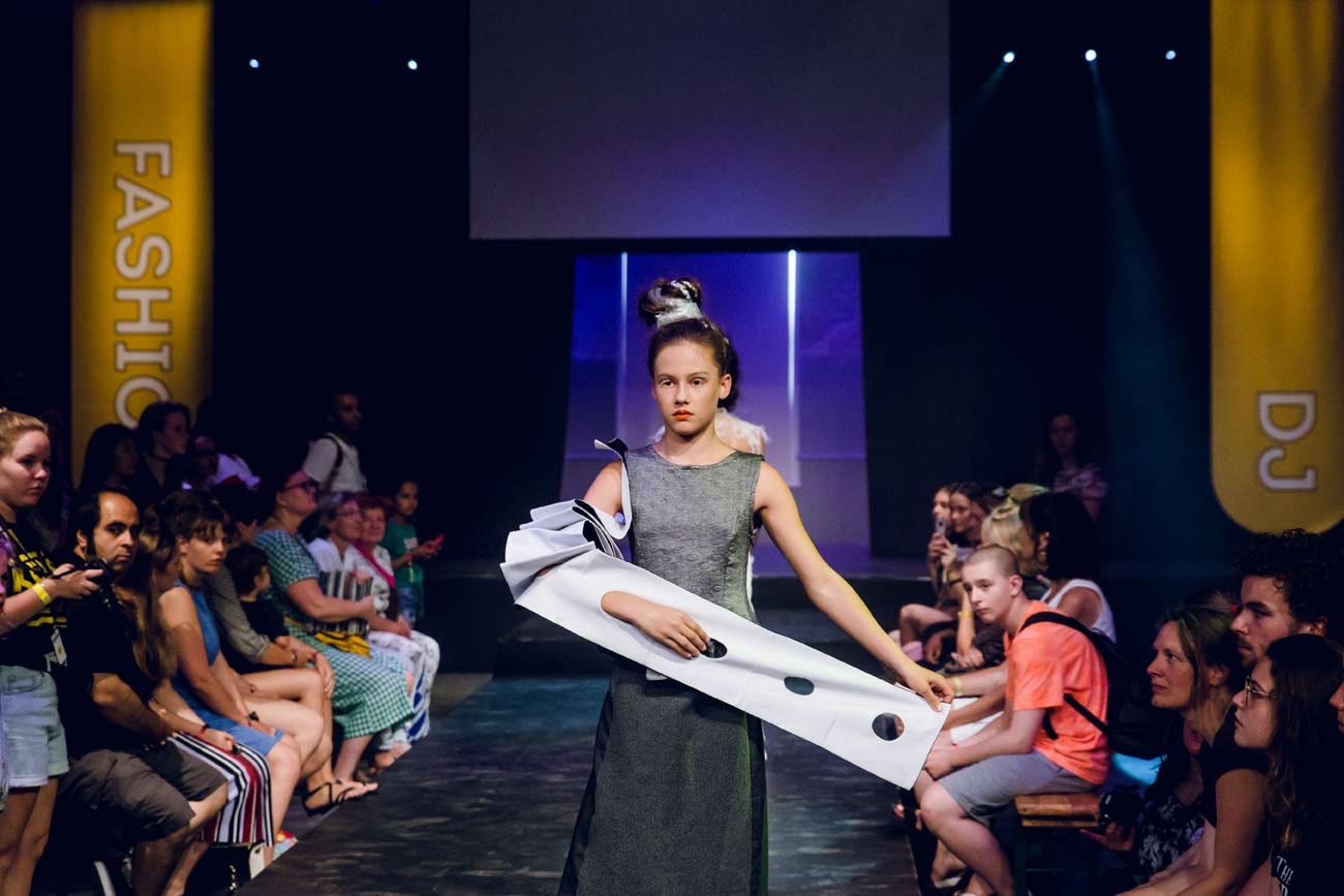 15-jarige Klaskie mode-winnaar van Kunstbende 15-jarige Klaskie mode-winnaar van Kunstbende