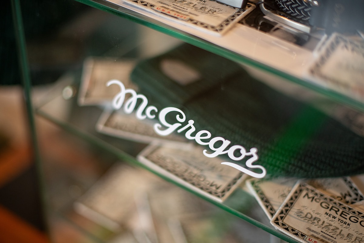 Binnenkijken bij eerste Nederlandse winkels van McGregor Binnenkijken bij eerste Nederlandse winkels van McGregor