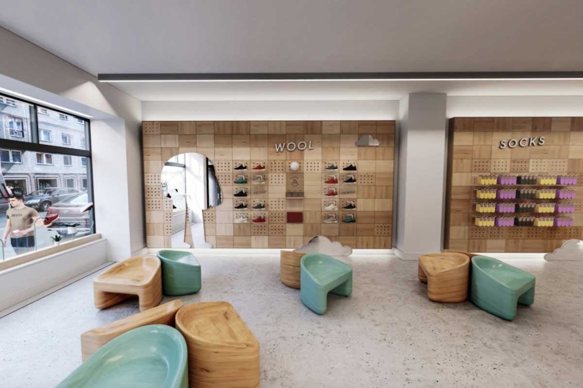 Kijken: Allbirds winkel in Berlijn Kijken: Allbirds winkel in Berlijn