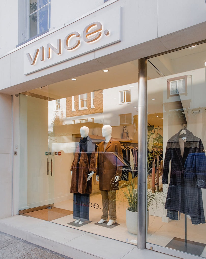 Kijken: Eerste Europese winkel van Vince geopend in Londen Kijken: Eerste Europese winkel van Vince geopend in Londen
