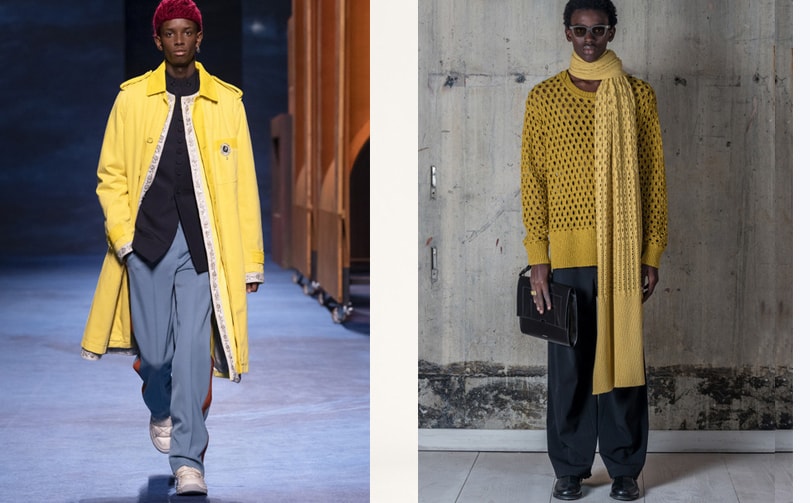 Herenmodetrend in Herfst 2021: geel Herenmodetrend in Herfst 2021: geel